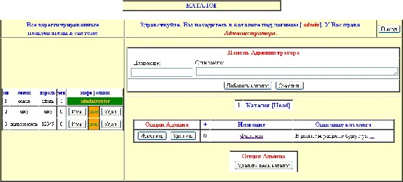 Coursework (administered by the directory service)