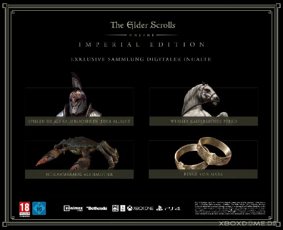 The elder scrolls online: Imperial Edition includes