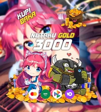 Для России🌌Nutaku🌌3000 Золота🌌Карта оплаты