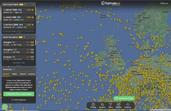 FLIGHTRADAR24 BUSINESS UP TO 1 YEAR WITH SUBSCRIPTION
