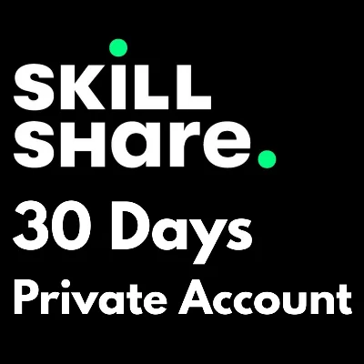 Skillshare Premium 30 Days Private Account 32K+ Courses