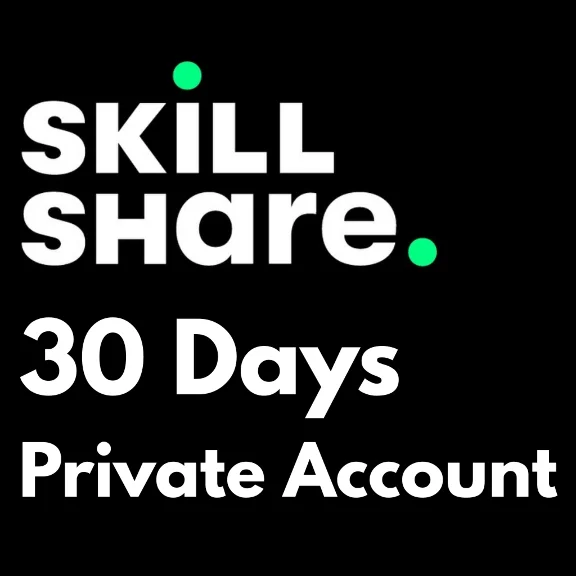 Skillshare Premium 30 Days Private Account 32K+ Courses