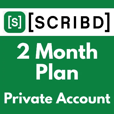 Scribd Premium 2 Month Trial Private Account Access