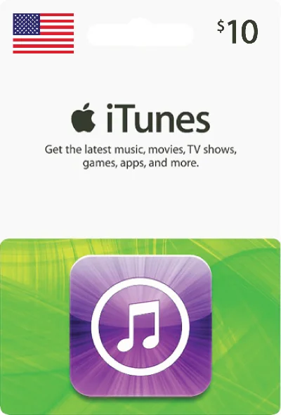 iTUNES GIFT CARD - 10$ (USA/SCAN)