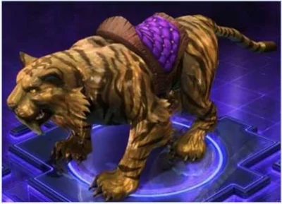 HEROES OF THE STORM Golden Lunar Tiger KEY