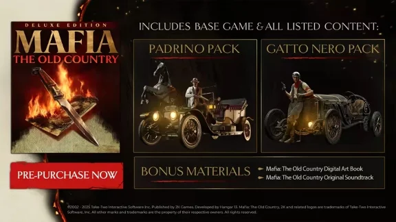 ⚡ Mafia: The Old Country Deluxe Edition - Steam Offline