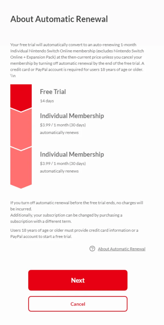 Nintendo Switch Online 14-Day Trial Code USA 🔑