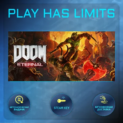 🔑DOOM Eternal Deluxe Edition STEAM KEY Global + RU