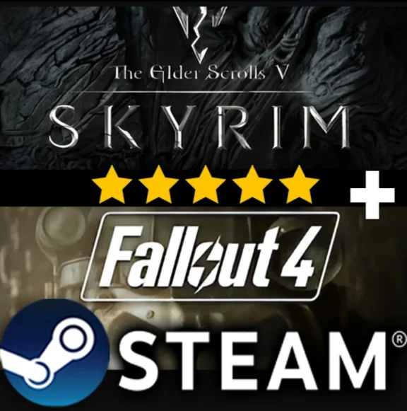 THE ELDER SCROLLS V SKYRIM + FALLOUT 4 + GAMES・STEAM・PC