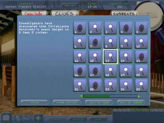 Mahjongg Investigations: Under Suspicion STEAM KEY ROW