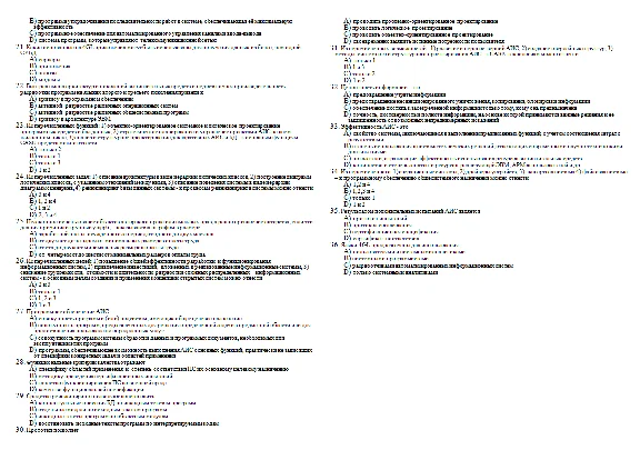 TEST AIS. Control test 3 36 questions. 2015
