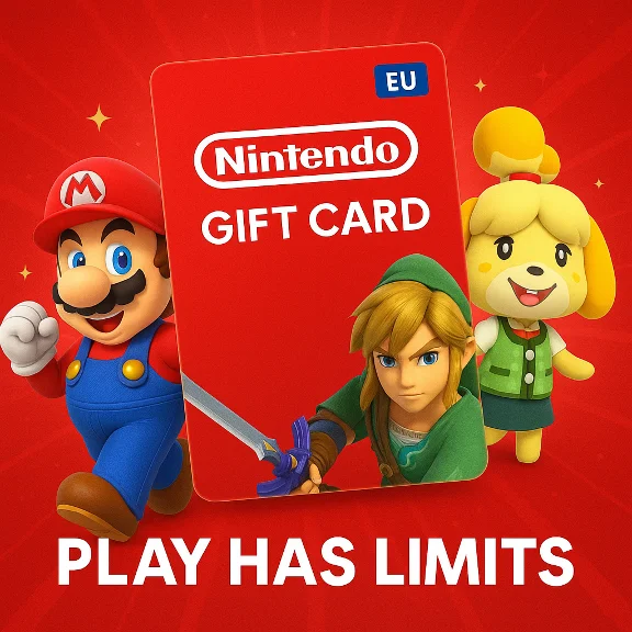 🕹️Nintendo Gift Cards 15-100 EUR| EU