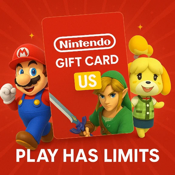 🕹️Nintendo Gift Cards 10-50 USD | US