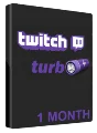 Twitch Turbo 30 Days Subscription Voucher