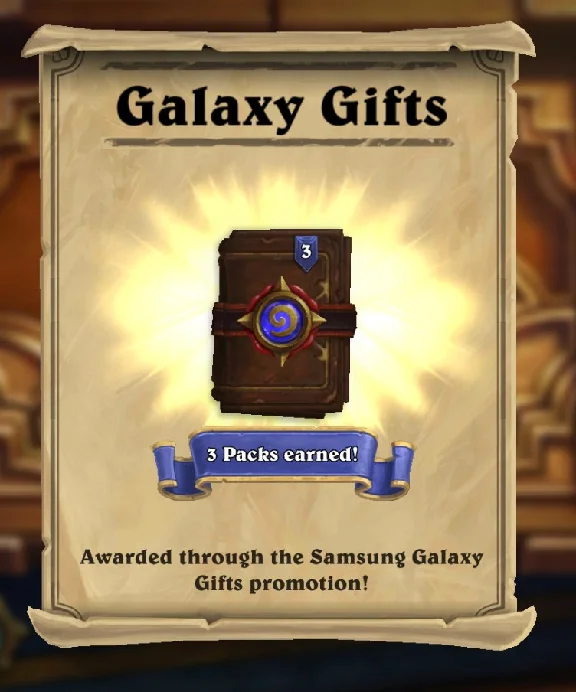 3-4* HEARTHSTONE EXPERT PACK + Shirt SamsungGalaxyGifts