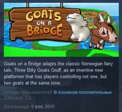 Goats On A Bridge STEAM KEY REGION FREE GLOBAL