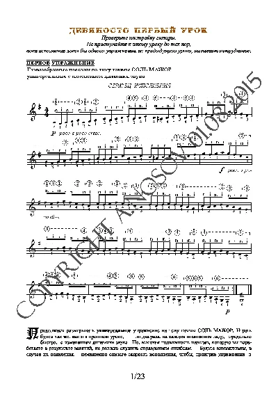 91_Guitar School A.Nosova, 91st lesson (of 165)