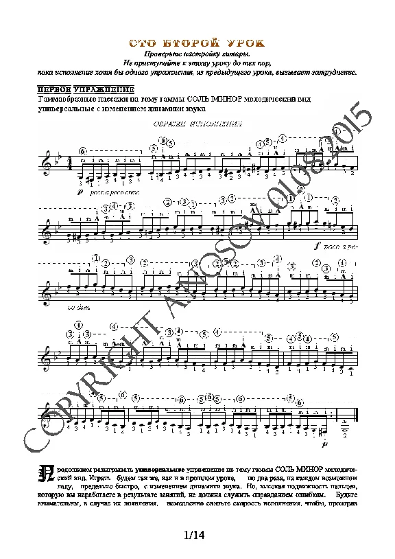 102_Guitar School A.Nosova, 102nd lesson (of 165)