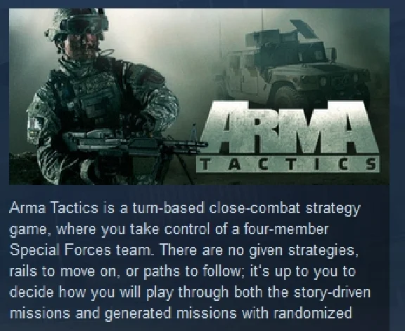 Arma Tactics 💎 STEAM KEY REGION FREE GLOBAL+РОССИЯ