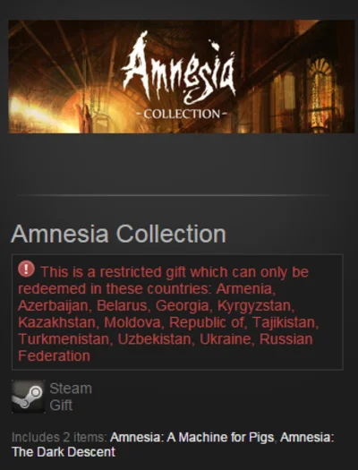 Amnesia Collection (Steam Gift/RU CIS)