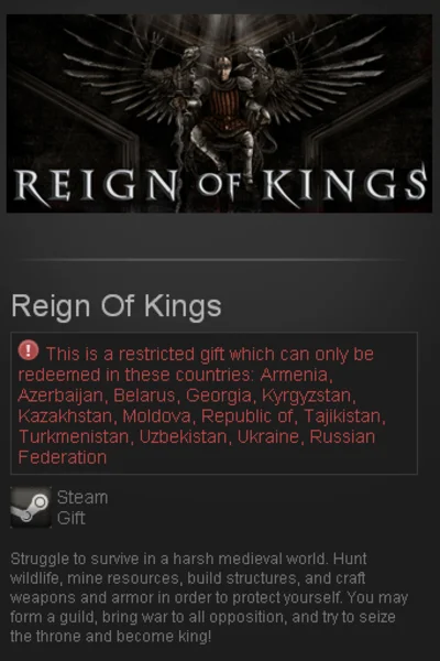 Reign Of Kings (Steam Gift/RU CIS)