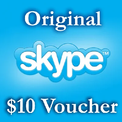 10 USD Genuine Card for Skype.com 1*10$ ORIGINAL
