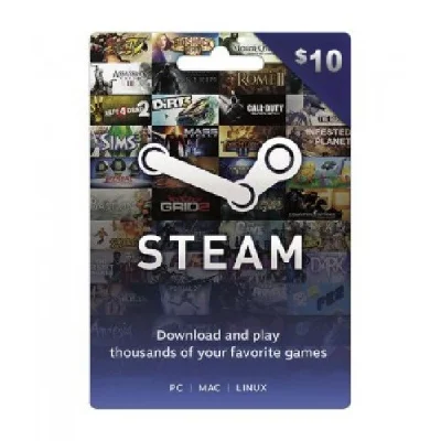 ⭐10 $ USD Steam Wallet Card US account✅