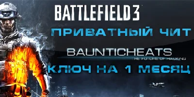 BATTLEFIELD 3 helper by BauntiCheats.com/1 month