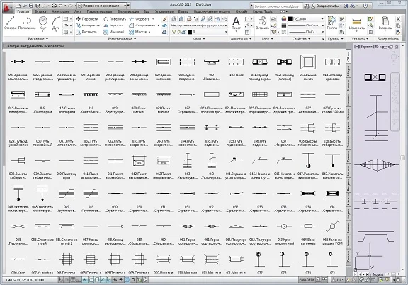 Master plans symbols