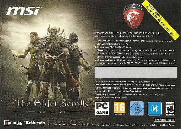 Elder Scrolls Online standard edition(30-day subscript)