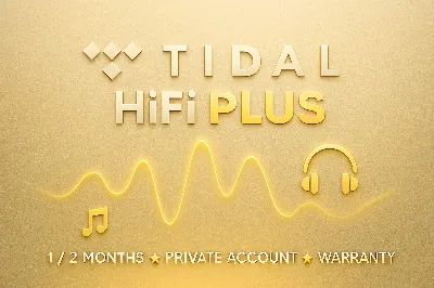 🎧🎵TIDAL HiFi PLUS ACCOUNT★⏳🎵1 MONTH★WARRANTY 💥💯