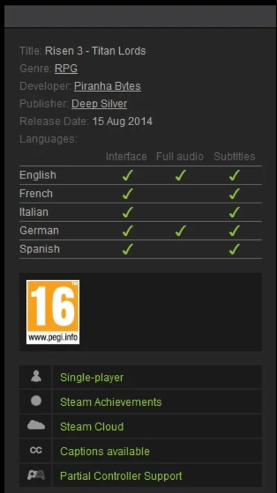 Risen 3 - Complete Edition (Steam Gift  ROW)