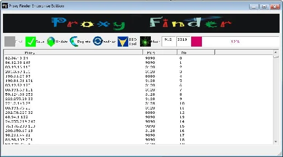 Proxy Finder Enterprise. Поиск свежих прокси(отзыв=..).