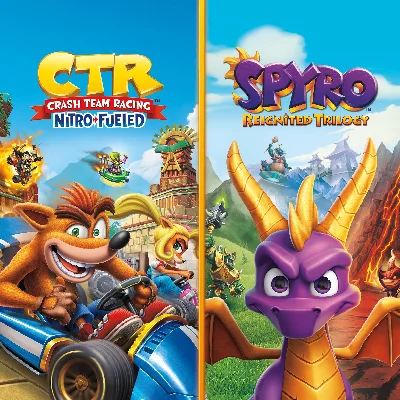 Crash™ Team Racing Nitro-Fueled + Spyro™ Game Bundle✅PS