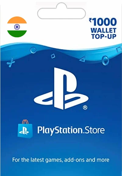 КАРТА PLAYSTATION PSN - 1000 РУПИЙ RS 🇮🇳🔥ИНДИЯ INR