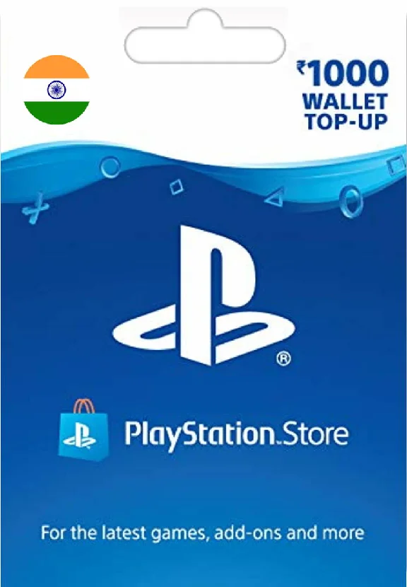 КАРТА PLAYSTATION PSN - 1000 РУПИЙ RS 🇮🇳🔥ИНДИЯ INR