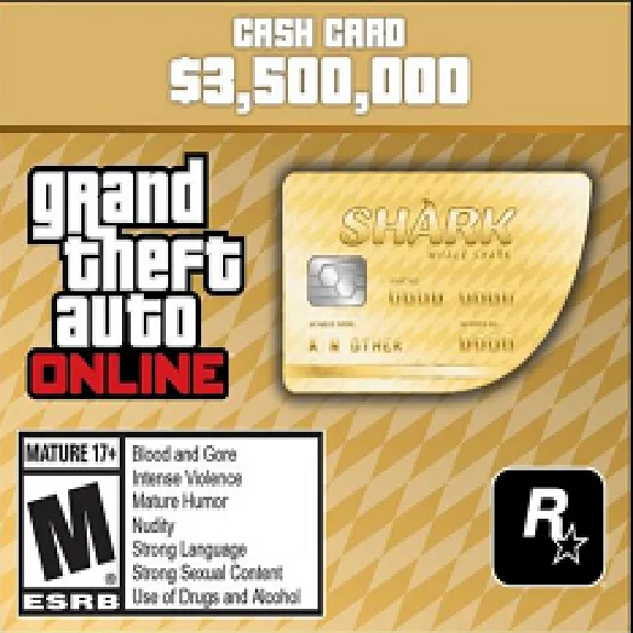 GTA ONLINE: WHALE SHARK CASH CARD 3,500,000$ ✅PC KEY