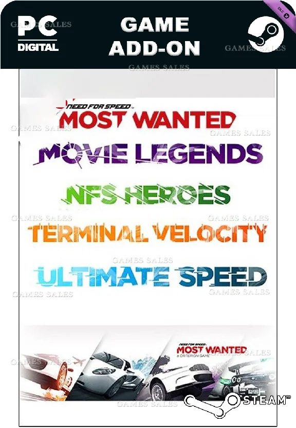 ✅💙NEED FOR SPEED MOST WANTED – ПОЛНЫЙ КОМПЛЕКТ НАБОРОВ