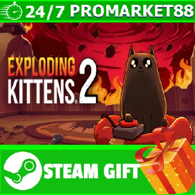 ⭐️ВСЕ СТРАНЫ+РОССИЯ⭐️ Exploding Kittens 2 STEAM GIFT