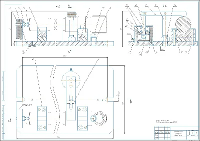 Кулак шарнира. Чертеж фрезерного приспособления