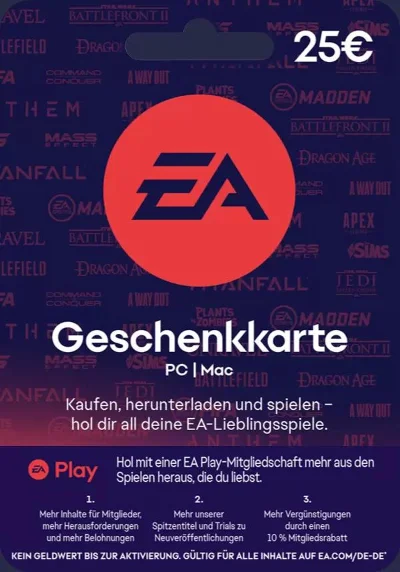 EA Gift Card €25 КЛЮЧ🔑 Ea App Евросоюз