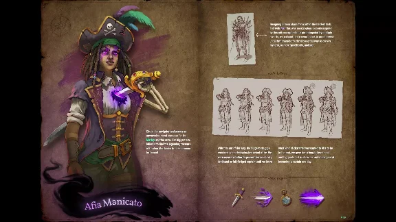 DLC Shadow Gambit: The Cursed Crew - Artbook & Strategy