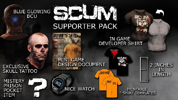 DLC SCUM: Supporter Pack STEAM KEY🔑 RU+CIS (AM, AZ, GE