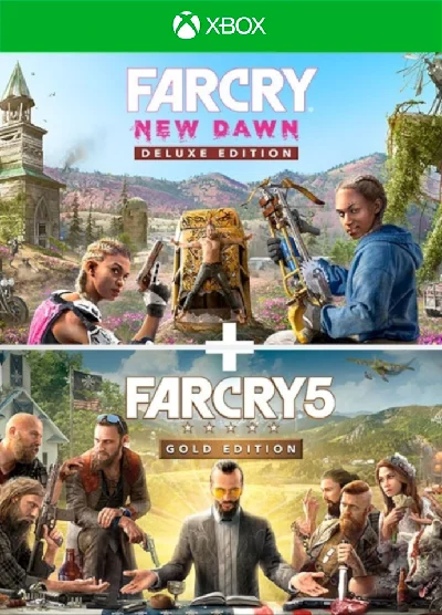 Far Cry 5 Gold, New Dawn Deluxe, 3 (Xbox One SX) Rent