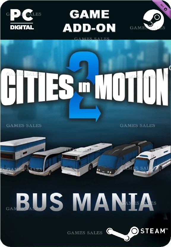 ✅💙CITIES IN MOTION 2: BUS MANIA💙STEAM GIFT🤖AUTO