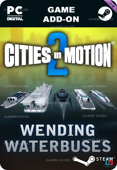✅💙CITIES IN MOTION 2: WENDING WATERBUSES💙STEAM GIFT🤖