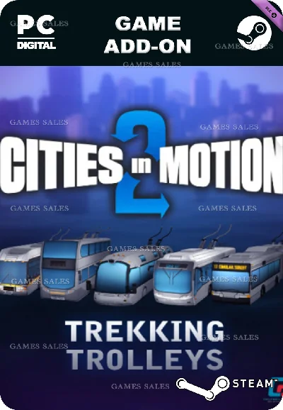✅💙CITIES IN MOTION 2:  TREKKING TROLLEYS💙STEAM GIFT🤖