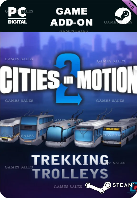 ✅💙CITIES IN MOTION 2:  TREKKING TROLLEYS💙STEAM GIFT🤖