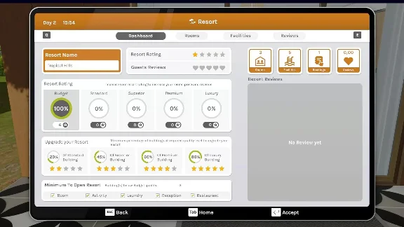 Hotel: A Resort Simulator STEAM KEY🔑 RUSSIA+CIS
