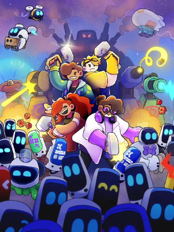 Bish Bash Bots КЛЮЧ🔑 STEAM RU+СНГ (AM, AZ, BY, GE, K